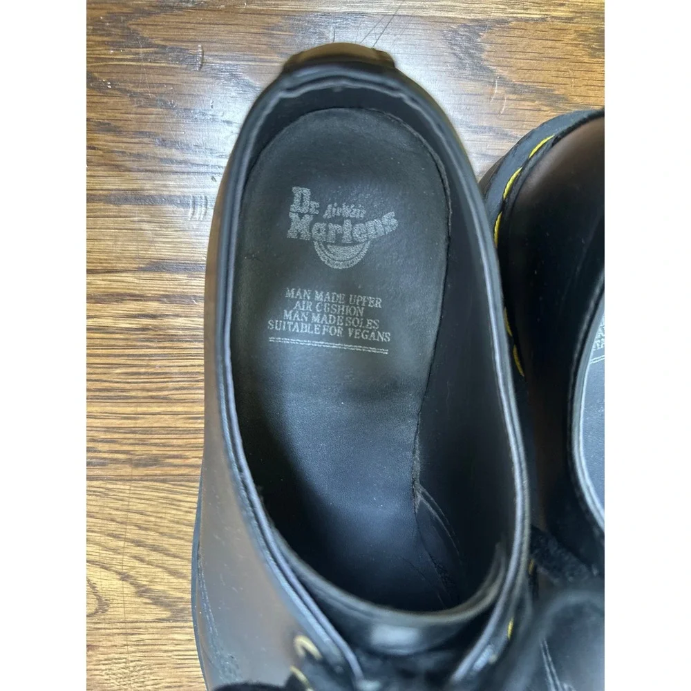 Dr. Martens 1461 Vegan Felix Oxford Shoes Black Matte Mens 7 Womens‎ 8 14046